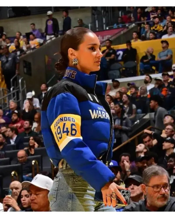 Kristin Juszczyk Golden State Warriors Puffer Jacket