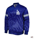 LA Dodgers Pick & Roll Royal Blue Varsity Jacket Clanton Jacket