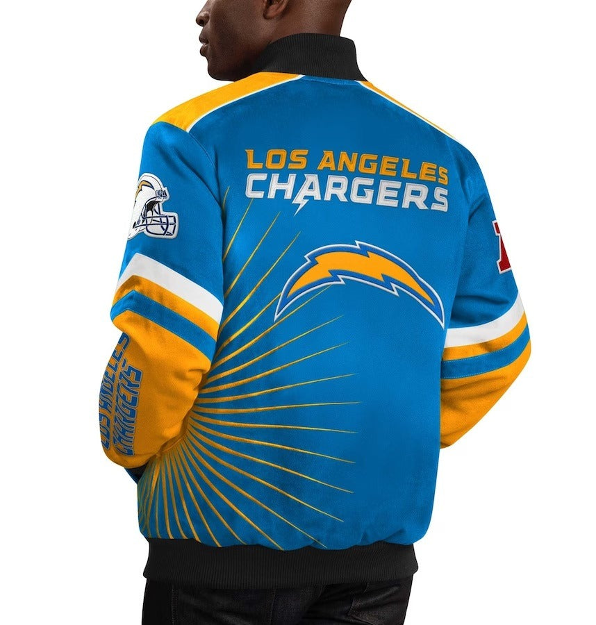 LA Chargers Full-Snap Varsity Jacket WorthVee