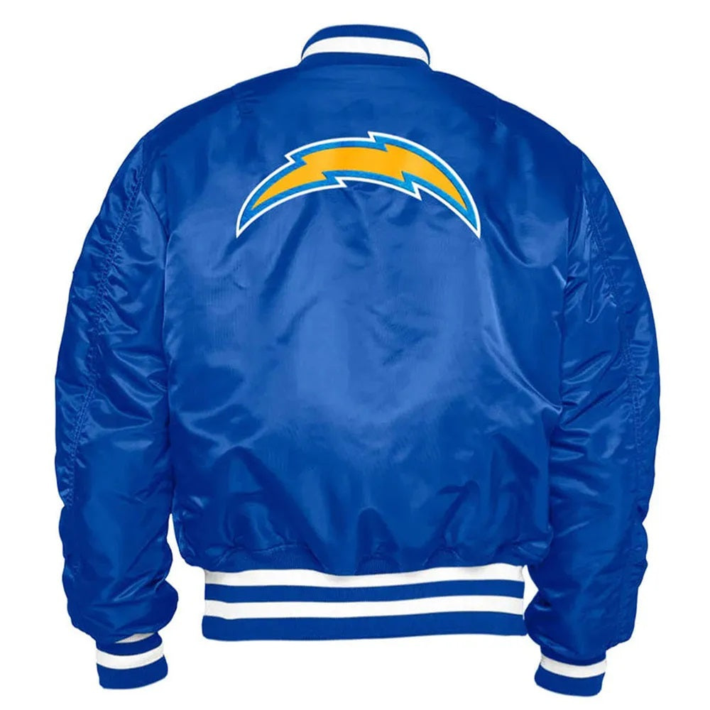 LA Chargers Ma-1 Bomber Jacket WorthVee