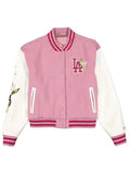 LA Dodgers Floral Dark Varsity Jacket WorthVee