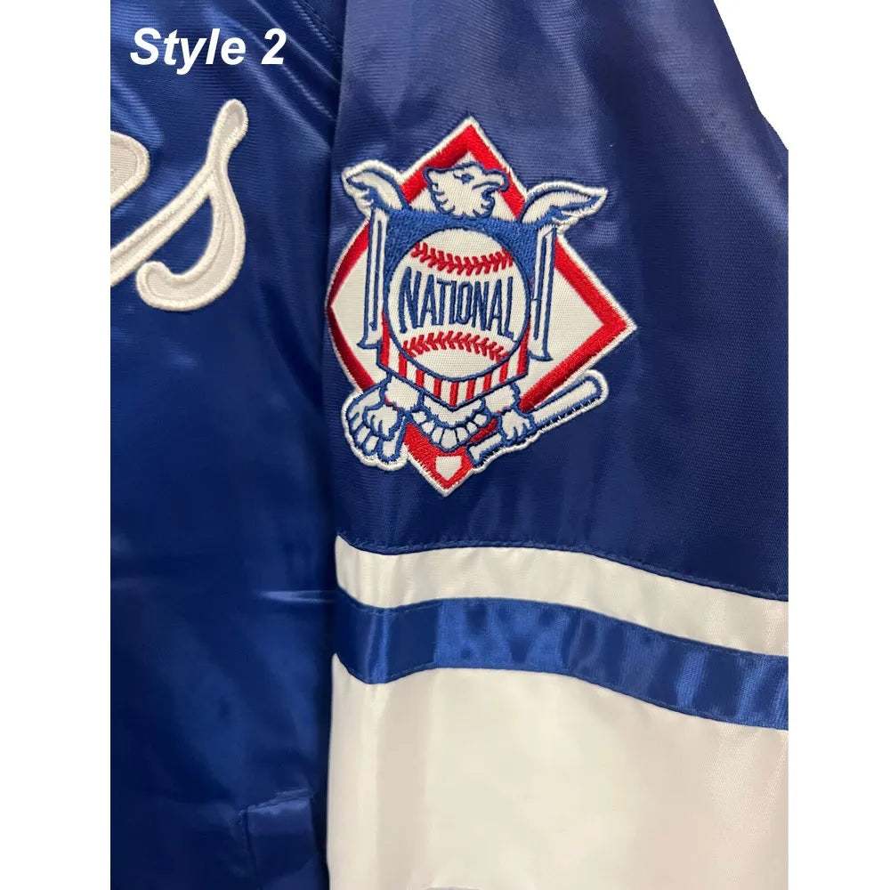 LA Dodgers National Royal Satin Jacket WorthVee