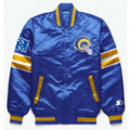 LA Rams Exclusive Blue Satin Jacket WorthVee