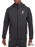LFC 2025 Tech Fleece Dark Grey Hooded Jacket Clanton Jacket