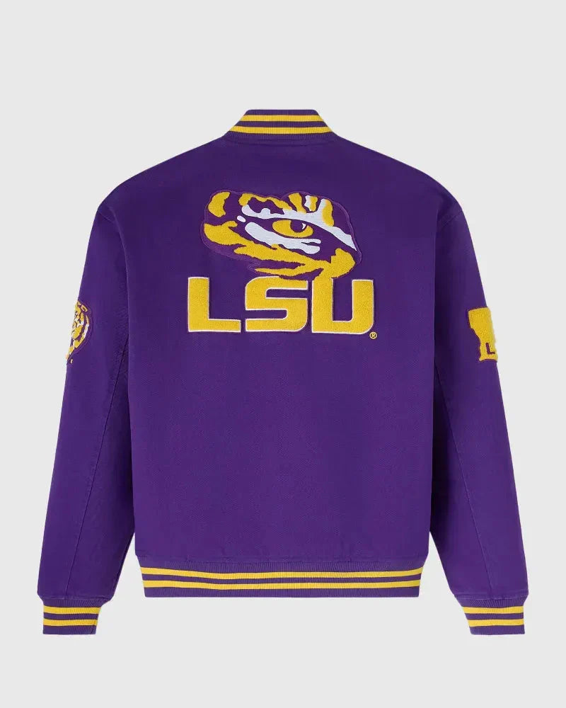 LSU Tigers OVO Varsity Jacket Clanton Jacket