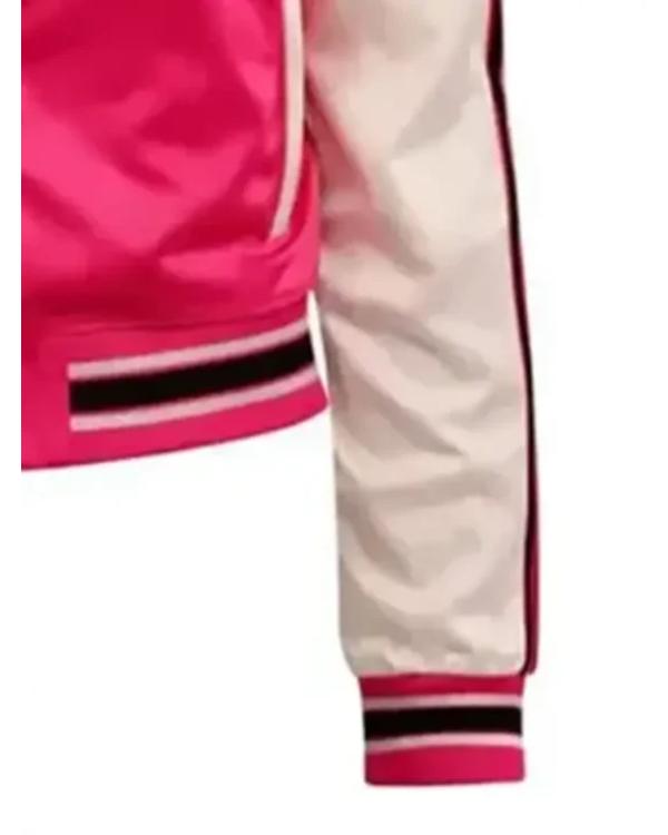 L’infiltrée 2026 Maxime Pink Varsity Jacket WorthVee