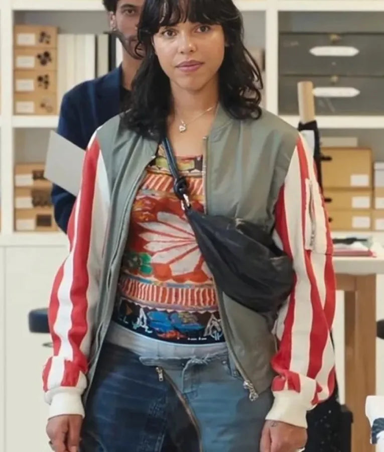 La Maison 2024 Zita Hanrot Bomber Jacket