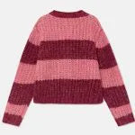 La Dolce Villa 2025 Maia Reficco Pink Striped Cardigan