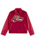 La Fam Red Varsity Jacket
