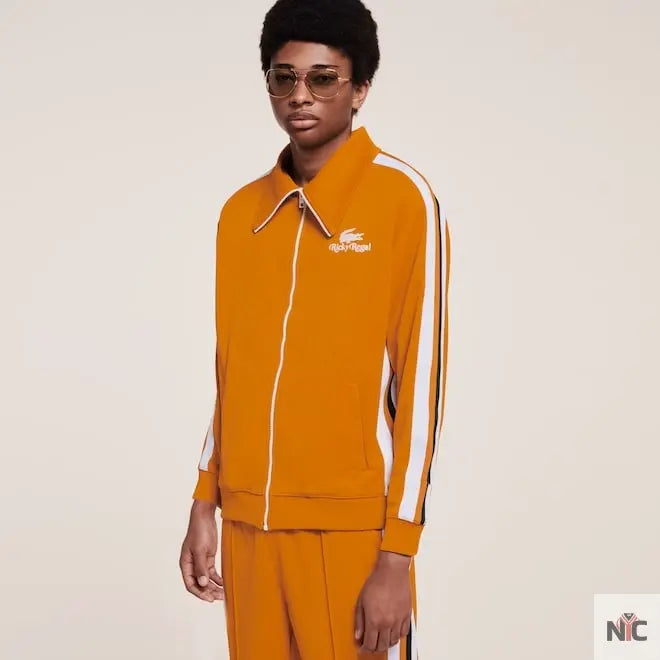 Lacoste x Ricky Regal Contrast Bands Piqué Zip Jacket Clanton Jacket