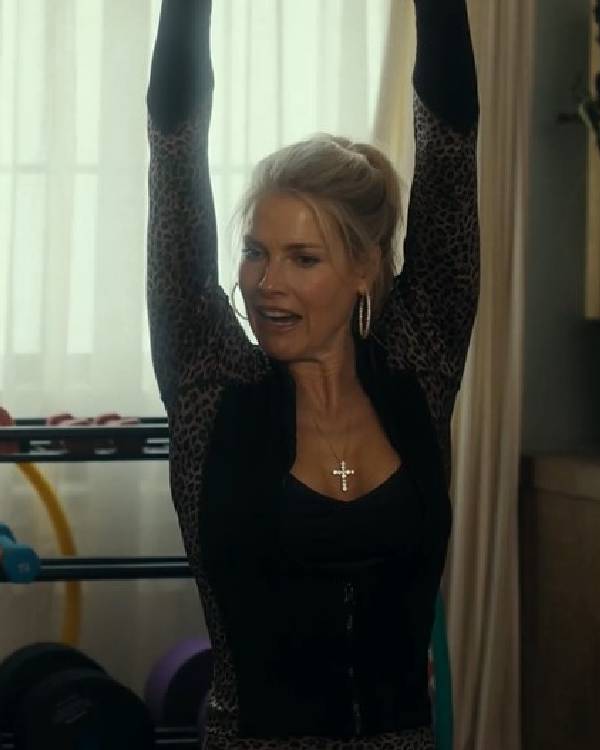 Landman Ali Larter Leopard Printed Track Jacket