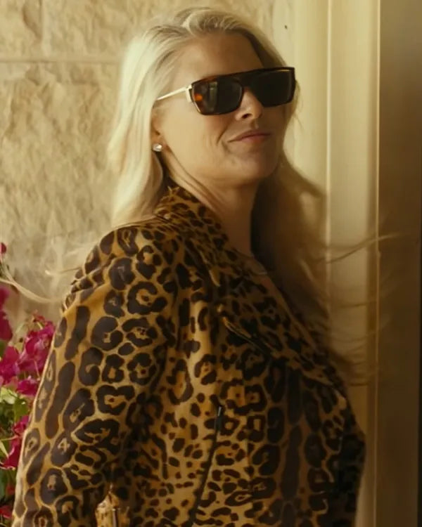 Landman Ali Larter Leopard Print Jacket