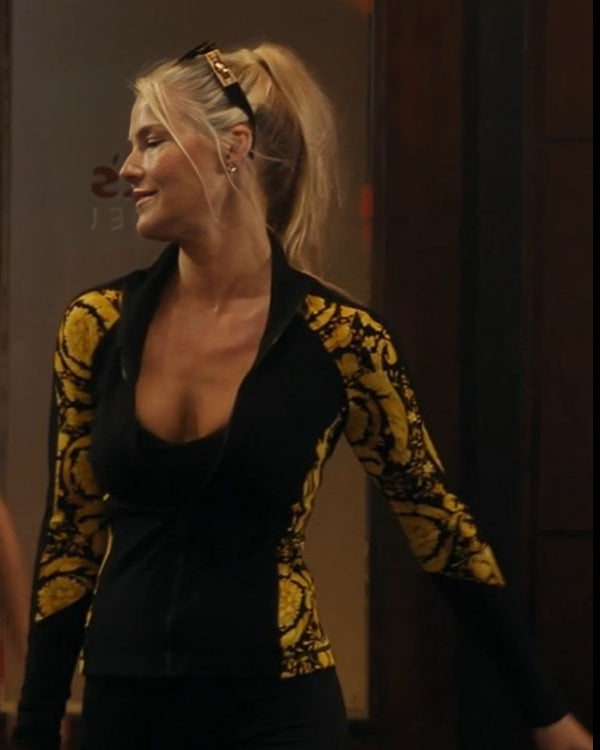 Landman Ali Larter Yellow Black Zip Jacket WorthVee