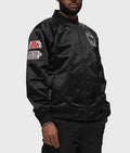 Las Vegas Raiders Bomber Lightweight Satin Jacket WorthVee