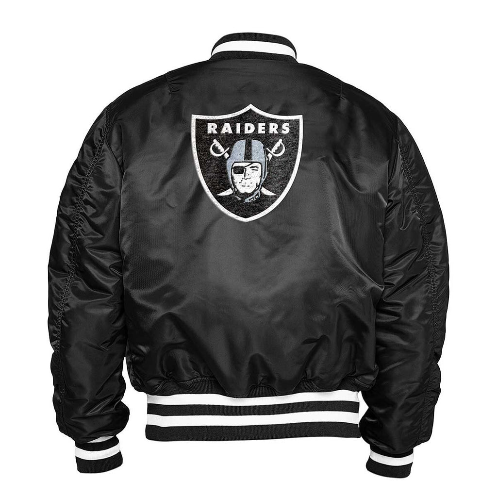 Las Vegas Raiders Ma-1 Bomber Jacket WorthVee