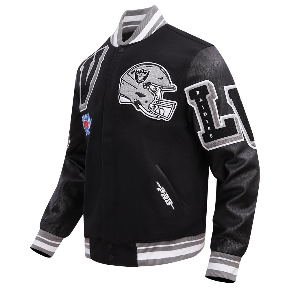 Las Vegas Raiders Mashup Varsity Jacket WorthVee