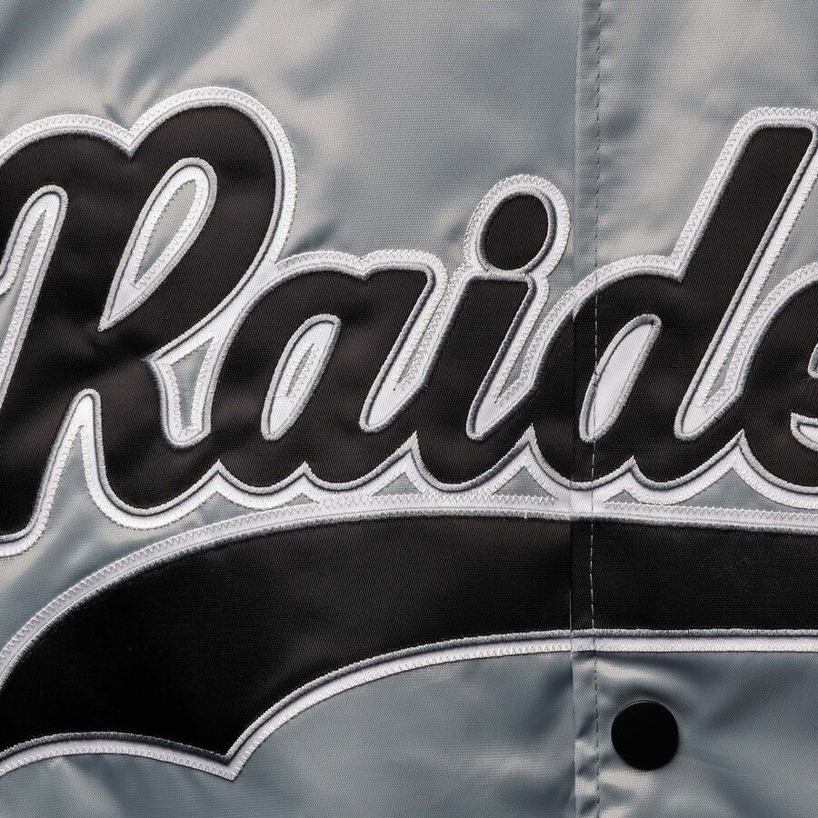 Las Vegas Raiders NFL The Tradition Satin Jacket WorthVee