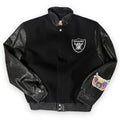 Las Vegas Raiders Varsity Wool & Leather Jacket WorthVee