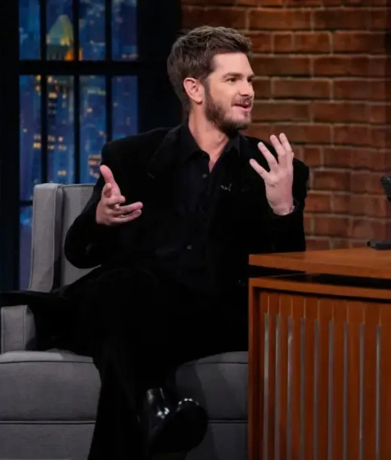 Late Night with Seth Meyers 2024 Andrew Garfield Blazer