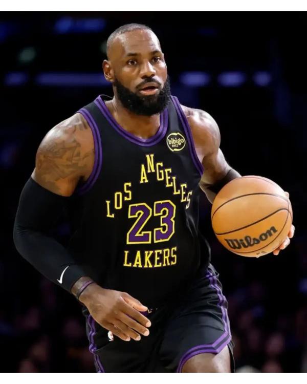 LeBron James Utah Jazz v Los Angeles Lakers Jersey