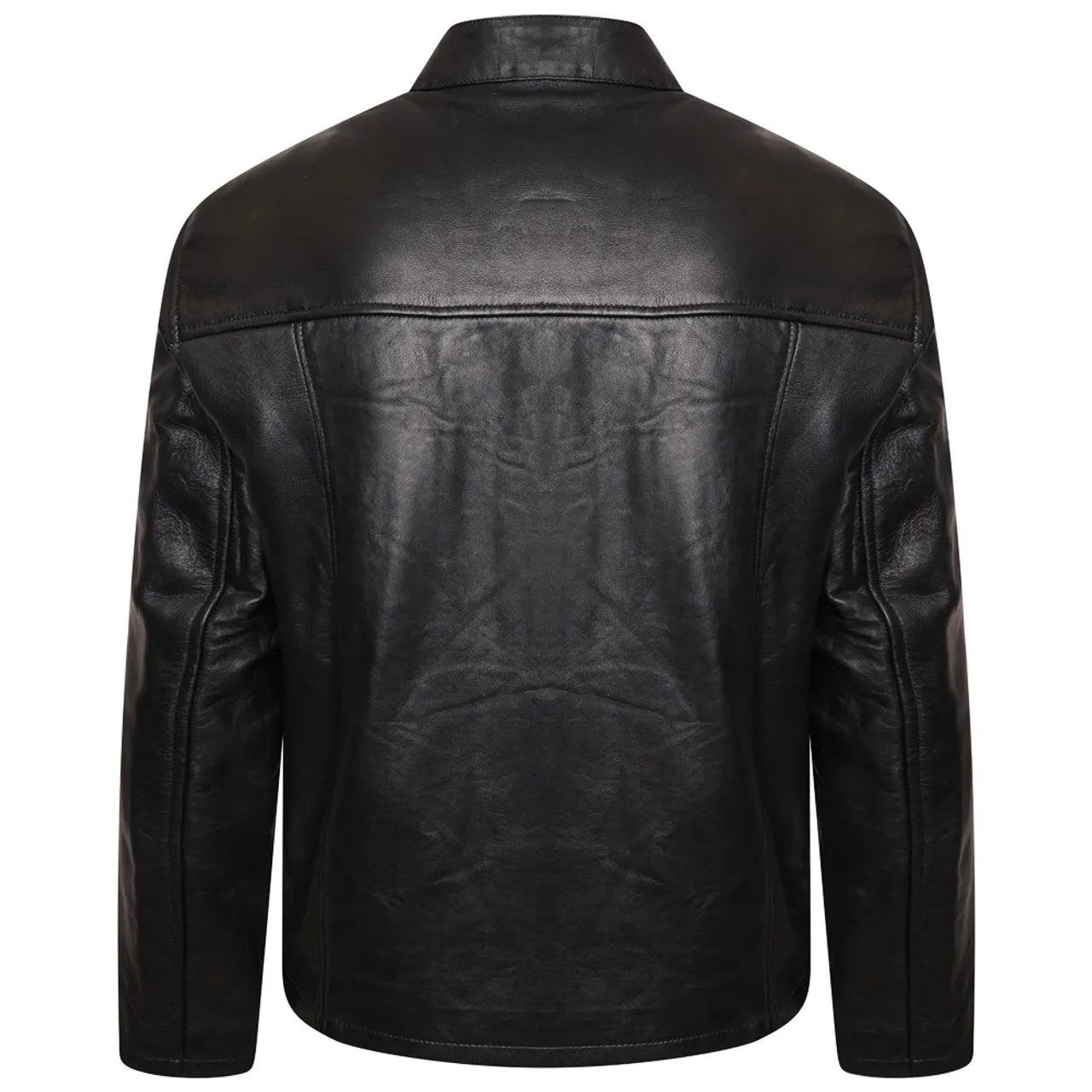 Le Mans Steve McQueen Leather Jacket Black WorthVee