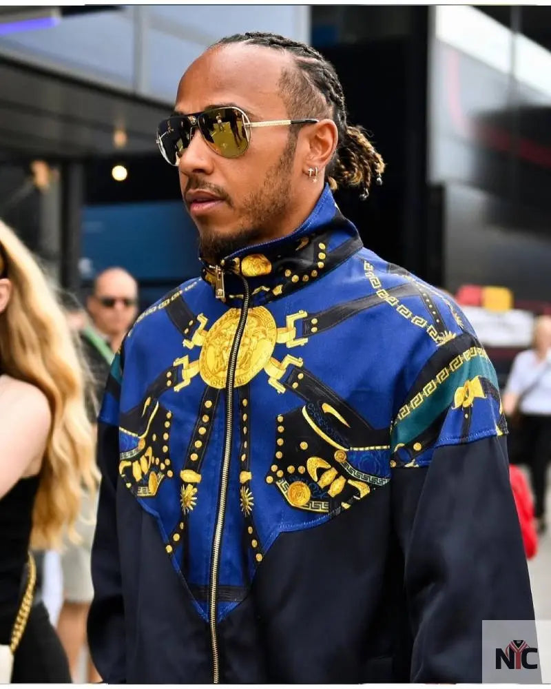Lewis Hamilton Versace Jacket Clanton Jacket