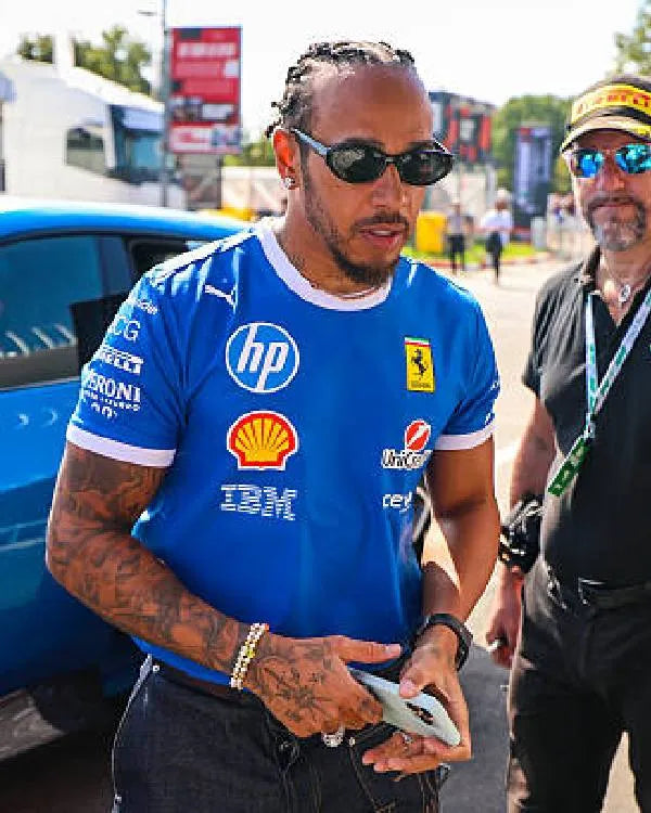 Lewis Hamilton Scuderia Ferrari Hp Team T-shirt