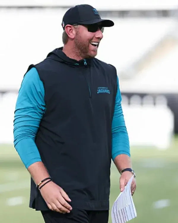 Liam Coen Jacksonville Jaguars Training Camp Quarter-Zip Vest