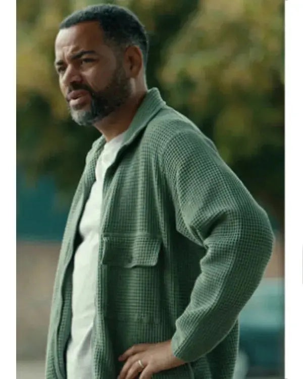 Little Disasters S01Ben Bailey Smith Green Waffle Jacket WorthVee