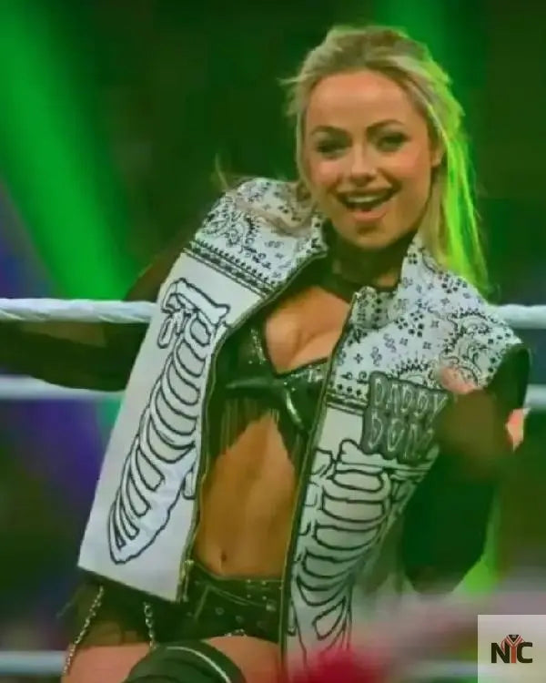 Liv Morgan Daddy dom Vest Clanton Jacket