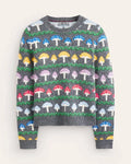 Loot S03 Stephanie Styles Mushroom Print Sweater