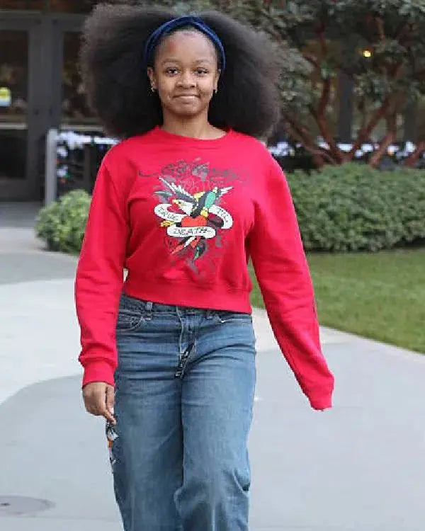 Lor’iel McEwen LA Red Graphic Sweatshirt WorthVee