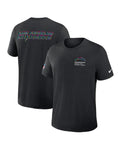 Los Angeles Chargers Black 2025 Crucial Catch Dri-Fit T-Shirt Shopotiny