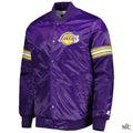 Los Angeles Lakers Pick & Roll Purple Varsity Jacket Clanton Jacket