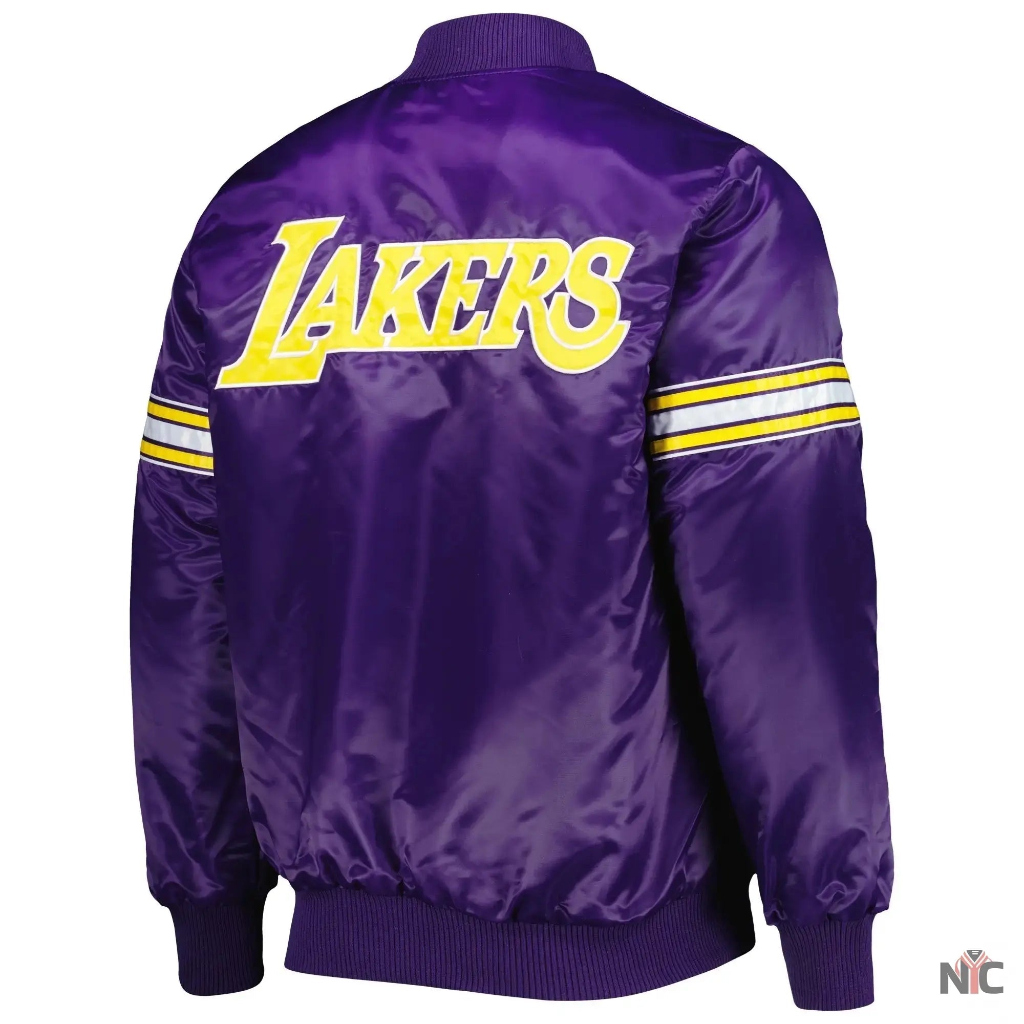 Los Angeles Lakers Pick & Roll Purple Varsity Jacket Clanton Jacket