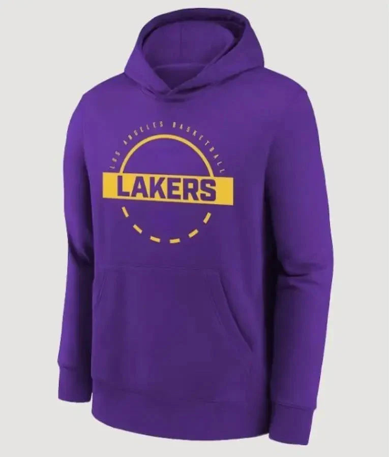 Los Angeles Lakers Practice Purple Hoodie USA Jackets