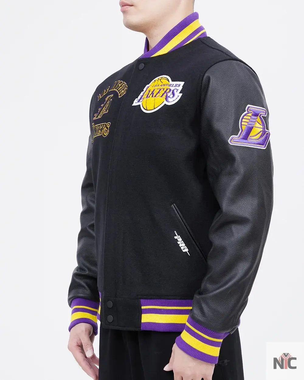 Los Angeles Lakers Retro Classic Rib Wool Varsity Jacket Clanton Jacket