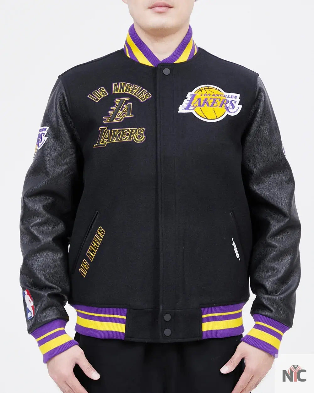 Los Angeles Lakers Retro Classic Rib Wool Varsity Jacket Clanton Jacket