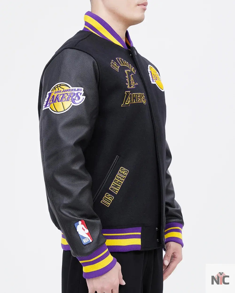 Los Angeles Lakers Retro Classic Rib Wool Varsity Jacket Clanton Jacket