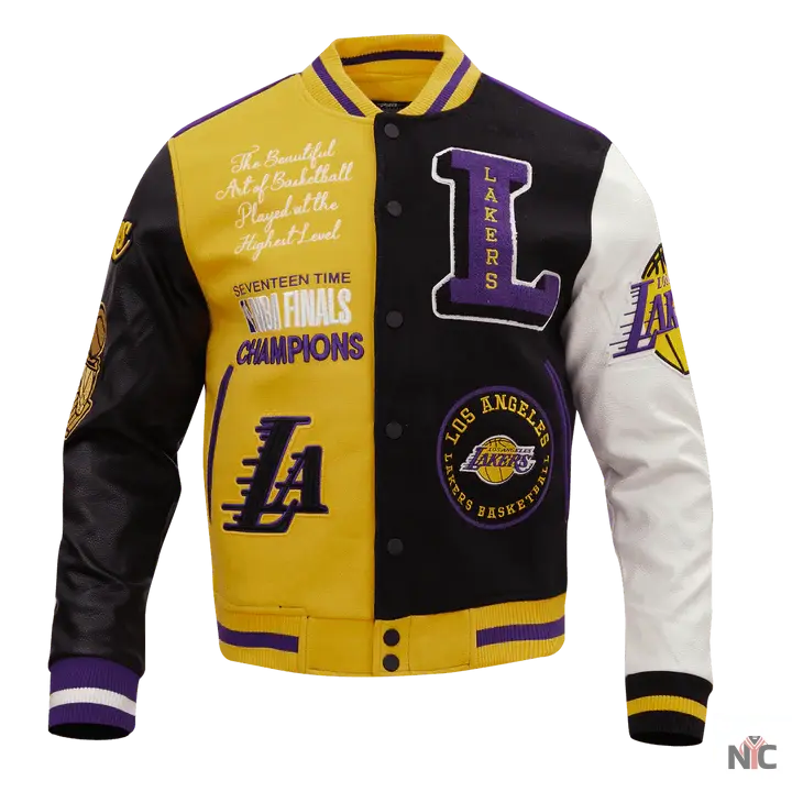 Los Angeles Lakers Varsity Jacket Clanton Jacket