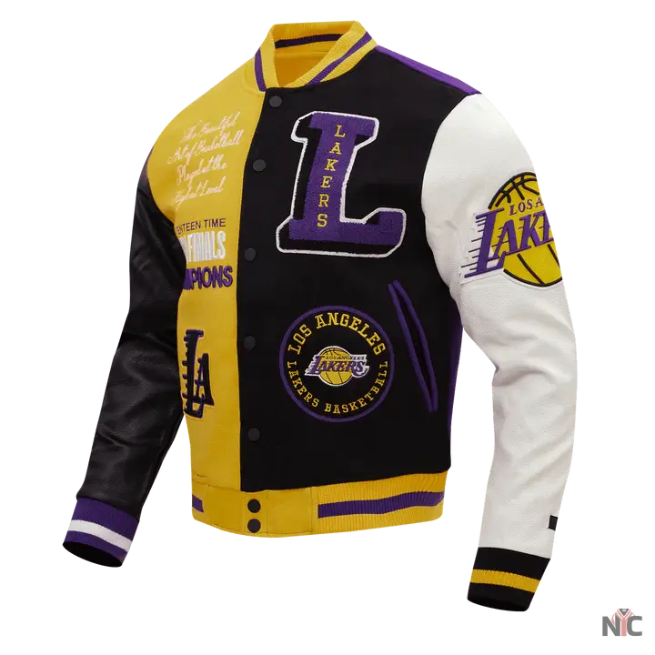 Los Angeles Lakers Varsity Jacket Clanton Jacket