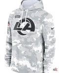 Los Angeles Rams Salute To Service Camo 2024 Hoodie Clanton Jacket