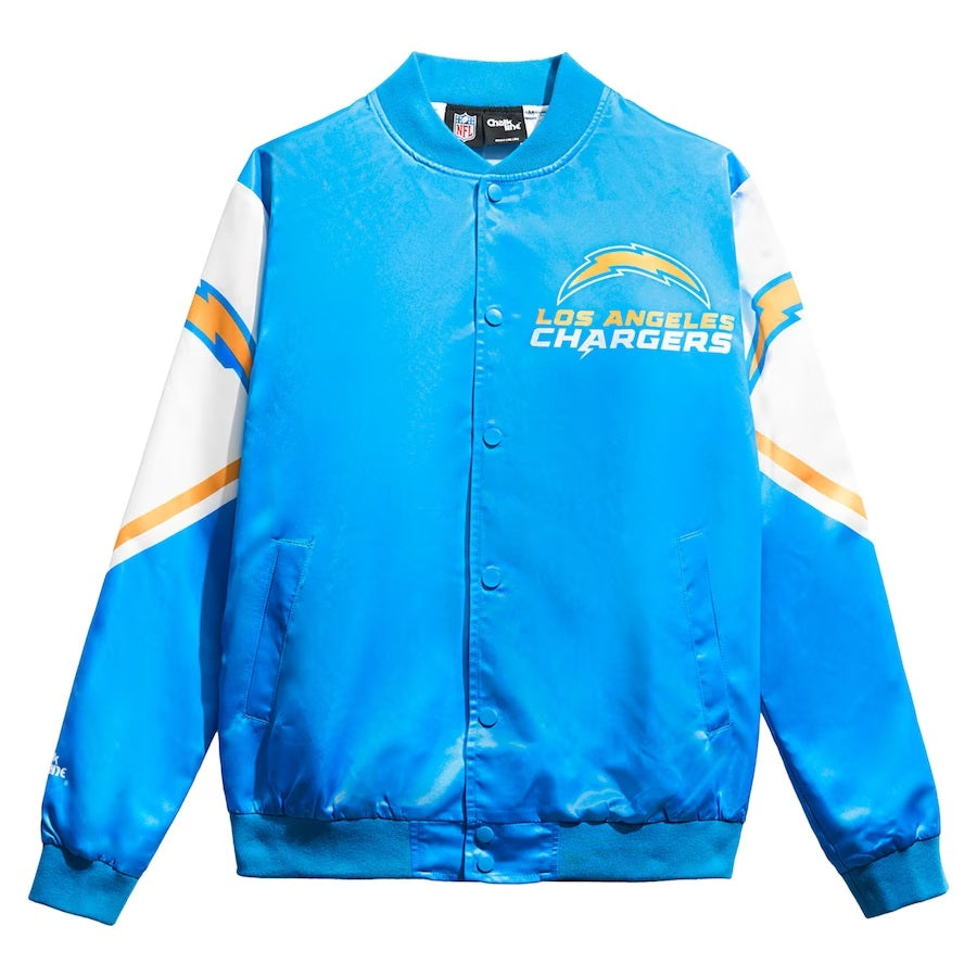 Los Angeles Chargers Fanimation Satin Jacket WorthVee