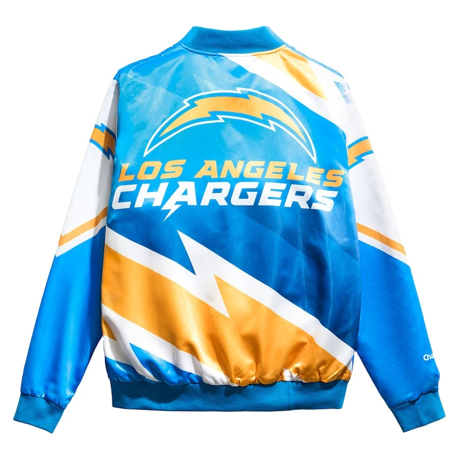 Los Angeles Chargers Fanimation Satin Jacket WorthVee