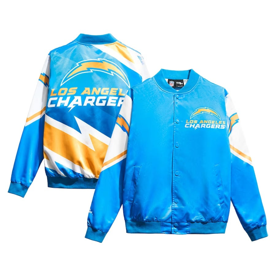 Los Angeles Chargers Fanimation Satin Jacket WorthVee