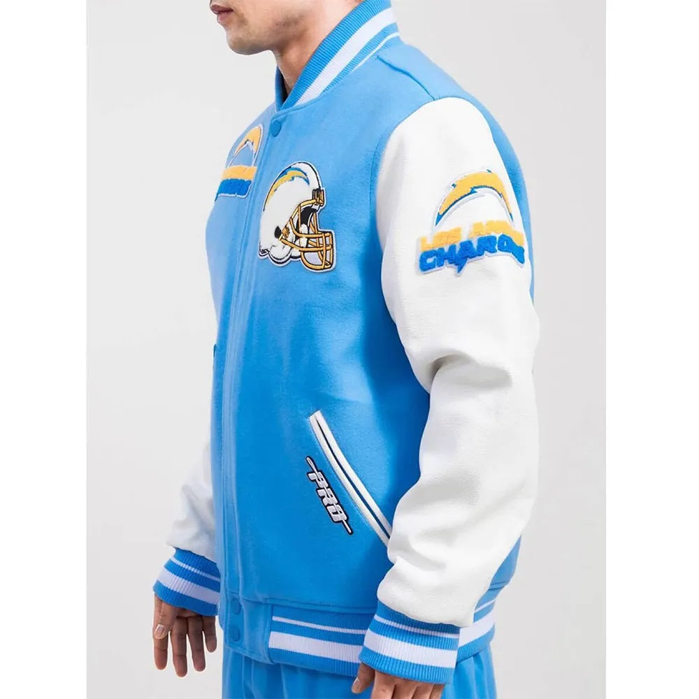 Los Angeles Chargers Mashup Wool Varsity Jacket WorthVee