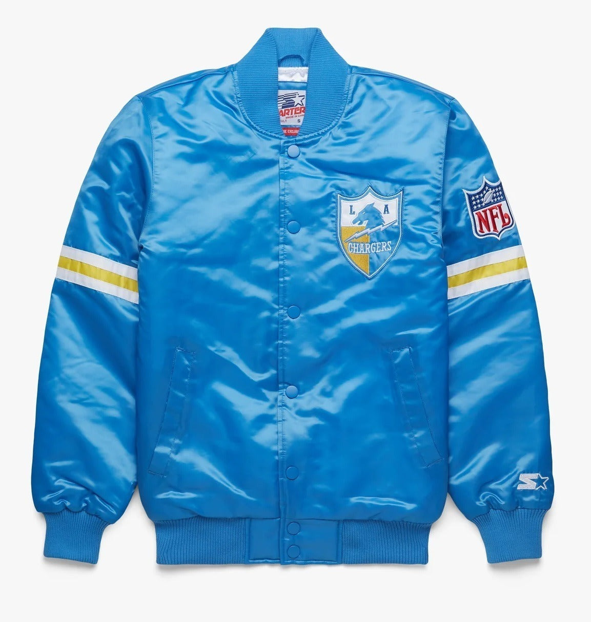 Los Angeles Chargers Satin Varsity Jacket WorthVee