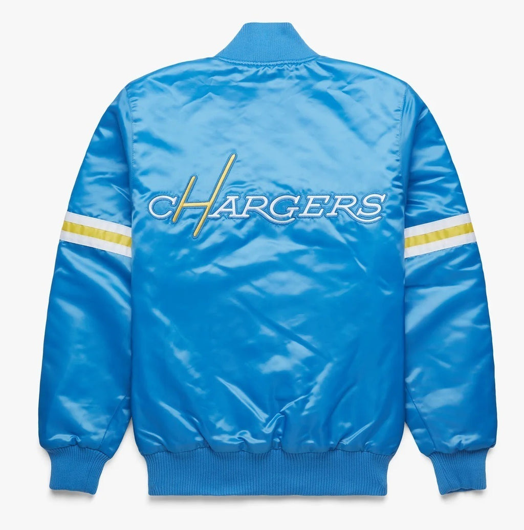 Los Angeles Chargers Satin Varsity Jacket WorthVee