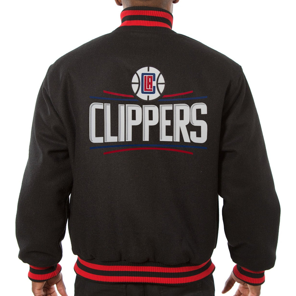 Los Angeles Clippers Black Wool Varsity Jacket WorthVee