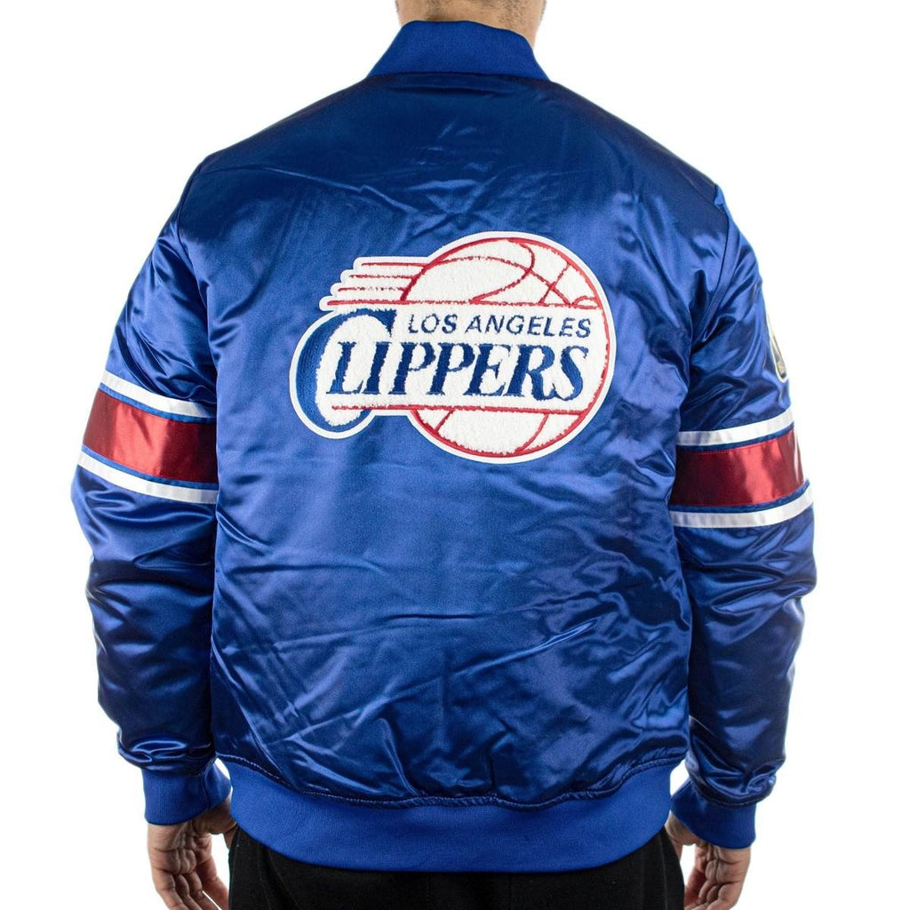 Los Angeles Clippers NBA Heavyweight Satin Jacket WorthVee